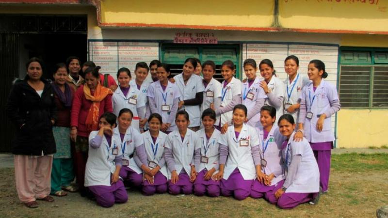 Bioanalytiker praktik i Nepal