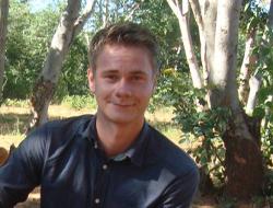 Simon var frivillig i Zambia